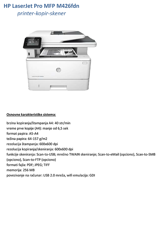 HP MFP M426